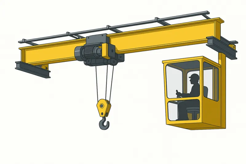 CACES R484 catégorie 2, pont roulant à commande en cabine