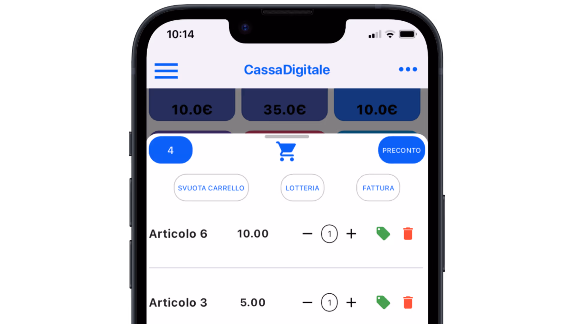 Mockup carrello CassaDigitale
