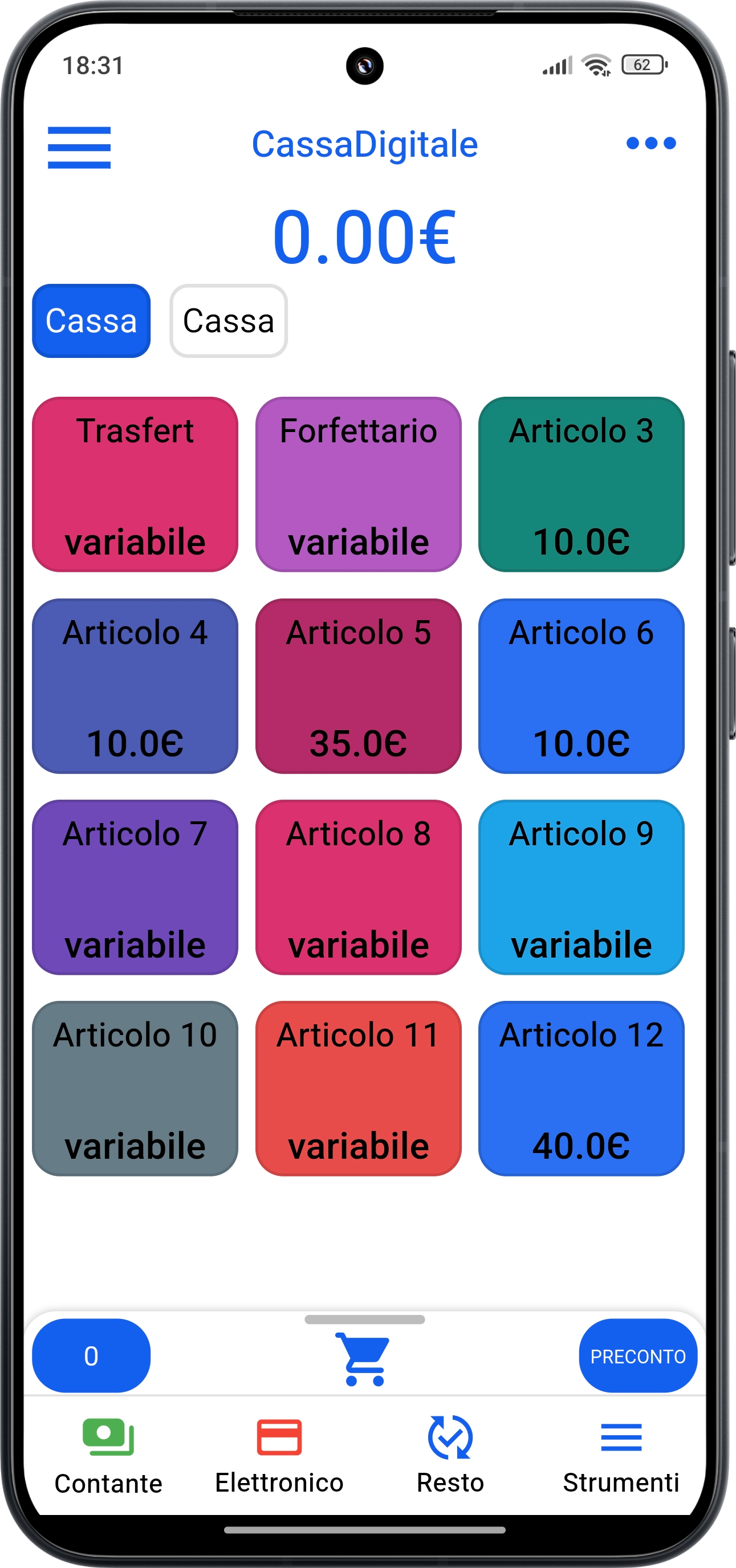 Mockup Cassa Digitale