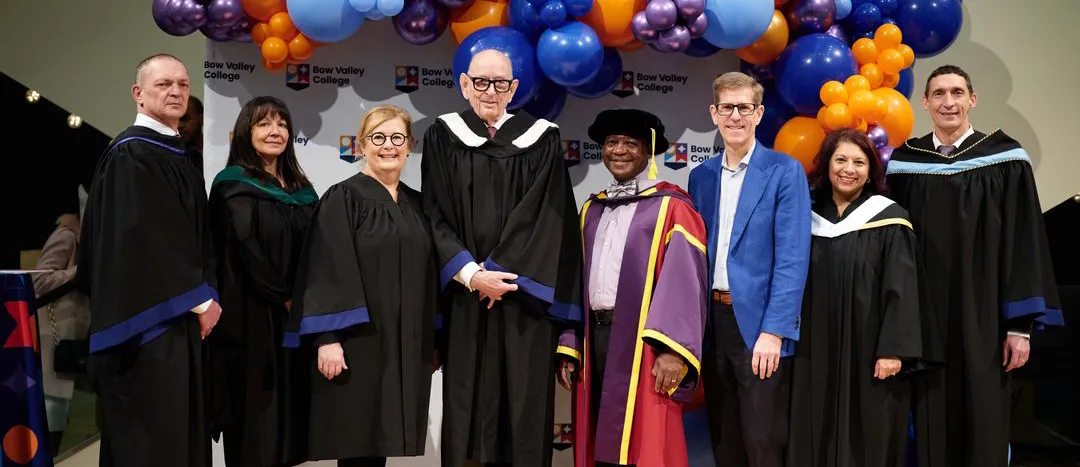 Bow Valley College donor Ross Glen presented with honourary diploma