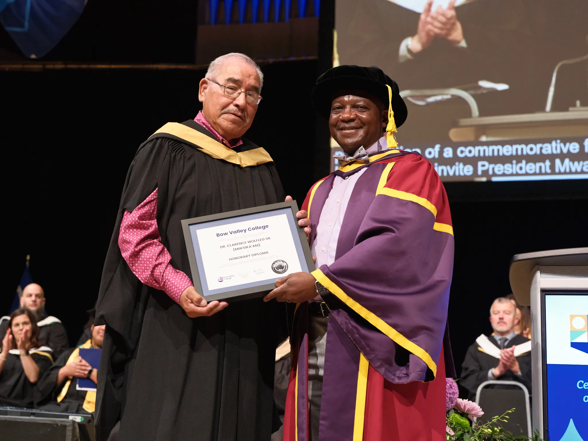 Honouring Bow Valley College's Indigenous elder, knowledge keeper and advocate - Dr. Clarence Wolfleg Sr.