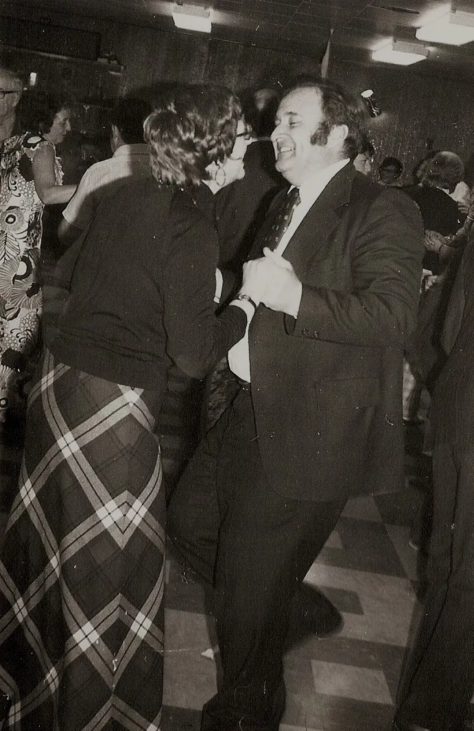 Doris and Cliff Zutz swing dancing