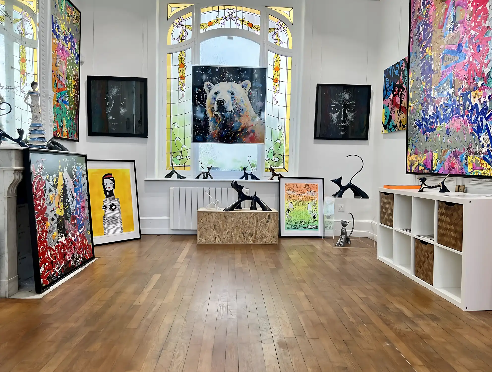 Galerie d'art contemporain Blix au 9 rue Bartholomé Masurel dans le Vieux-Lille