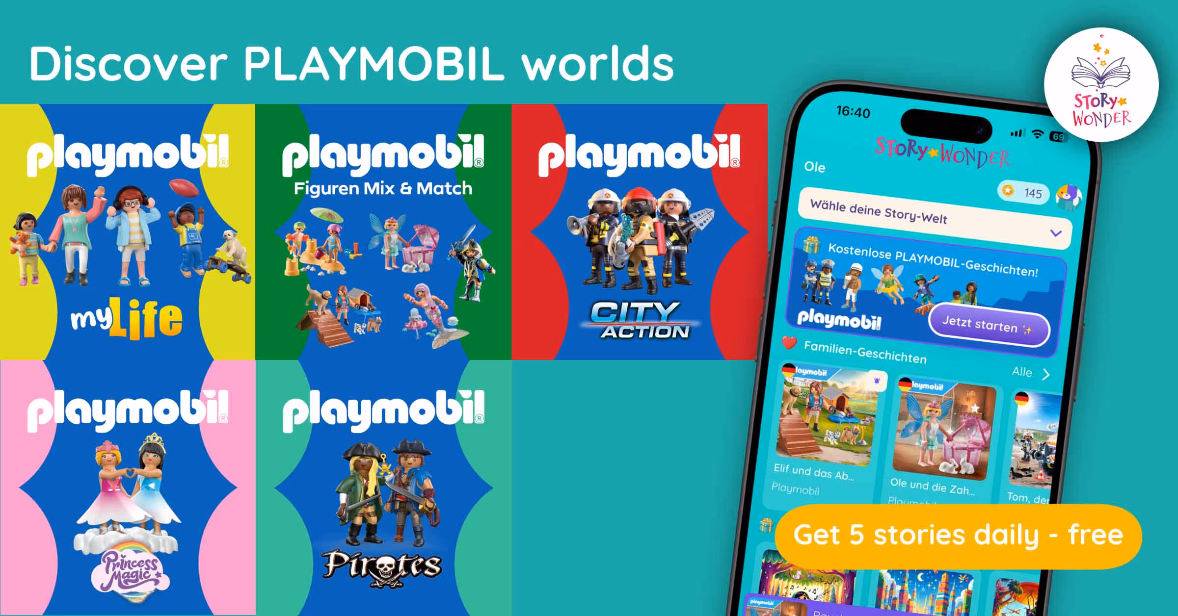 Discover PLAYMOBIL worlds
