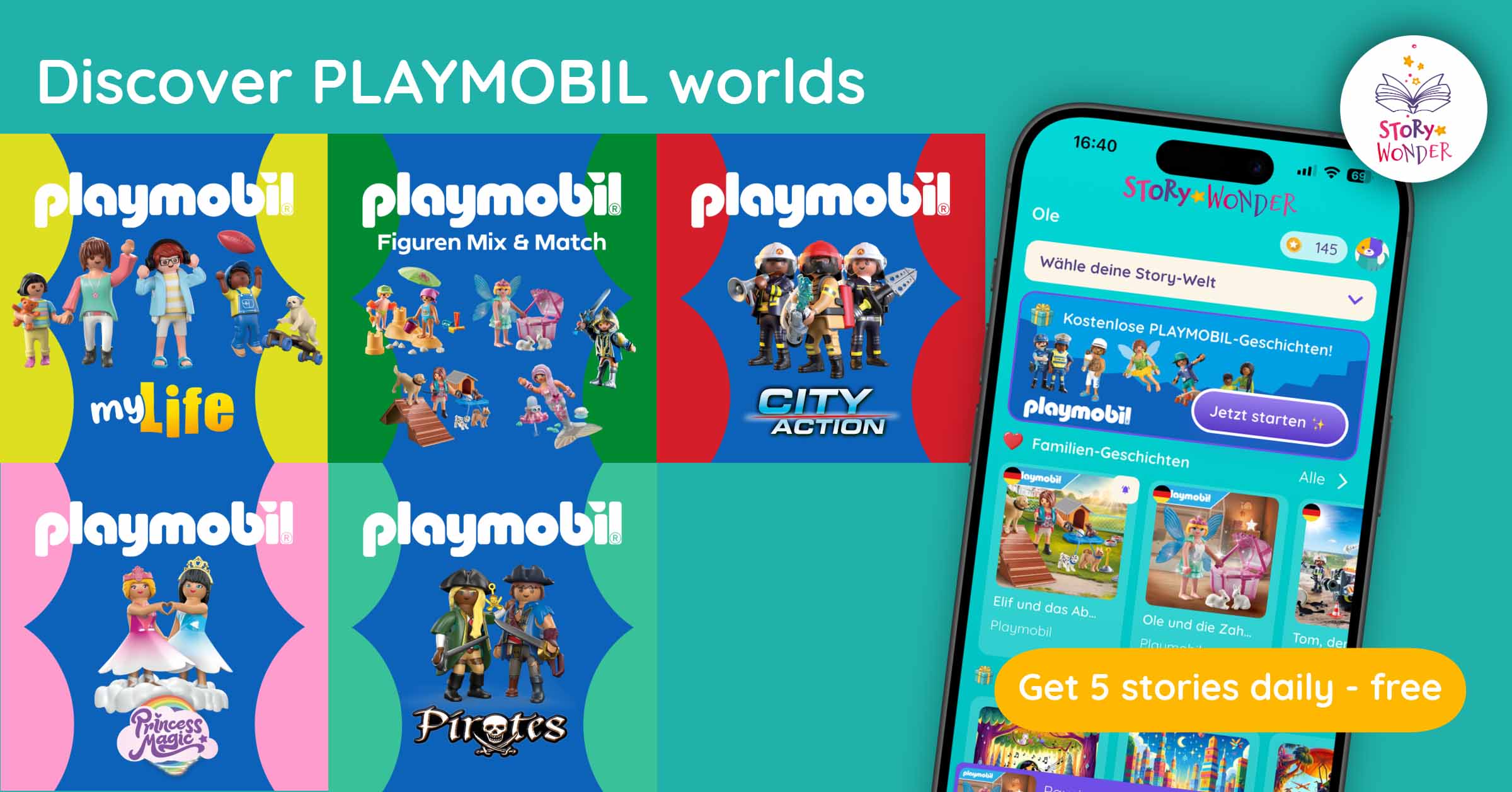Discover PLAYMOBIL worlds
