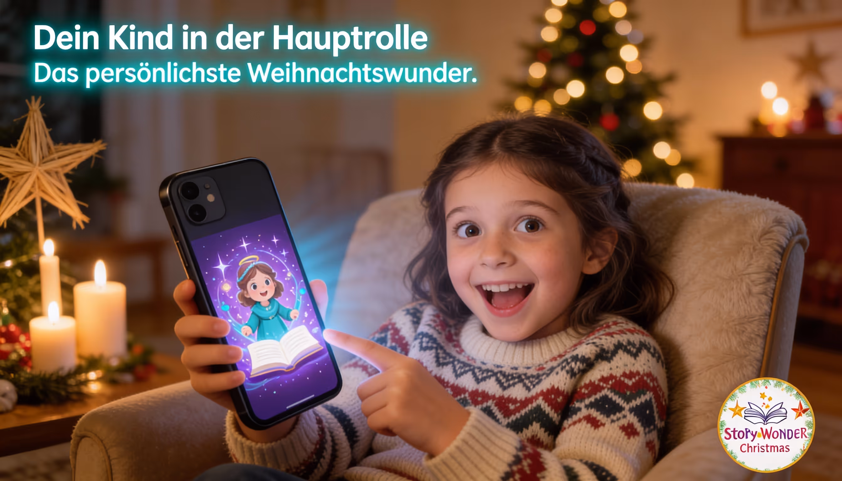 Personalized Christmas stories: The new StoryWonder Christmas world enchants families