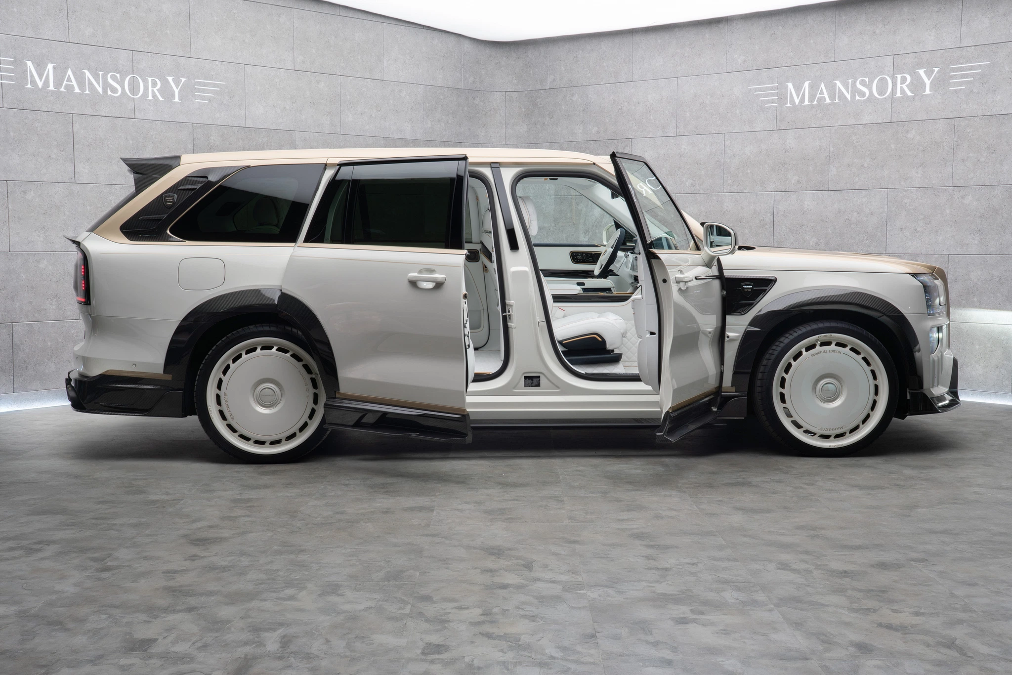 Mansory Zeekr 9X — rear three-quarter view