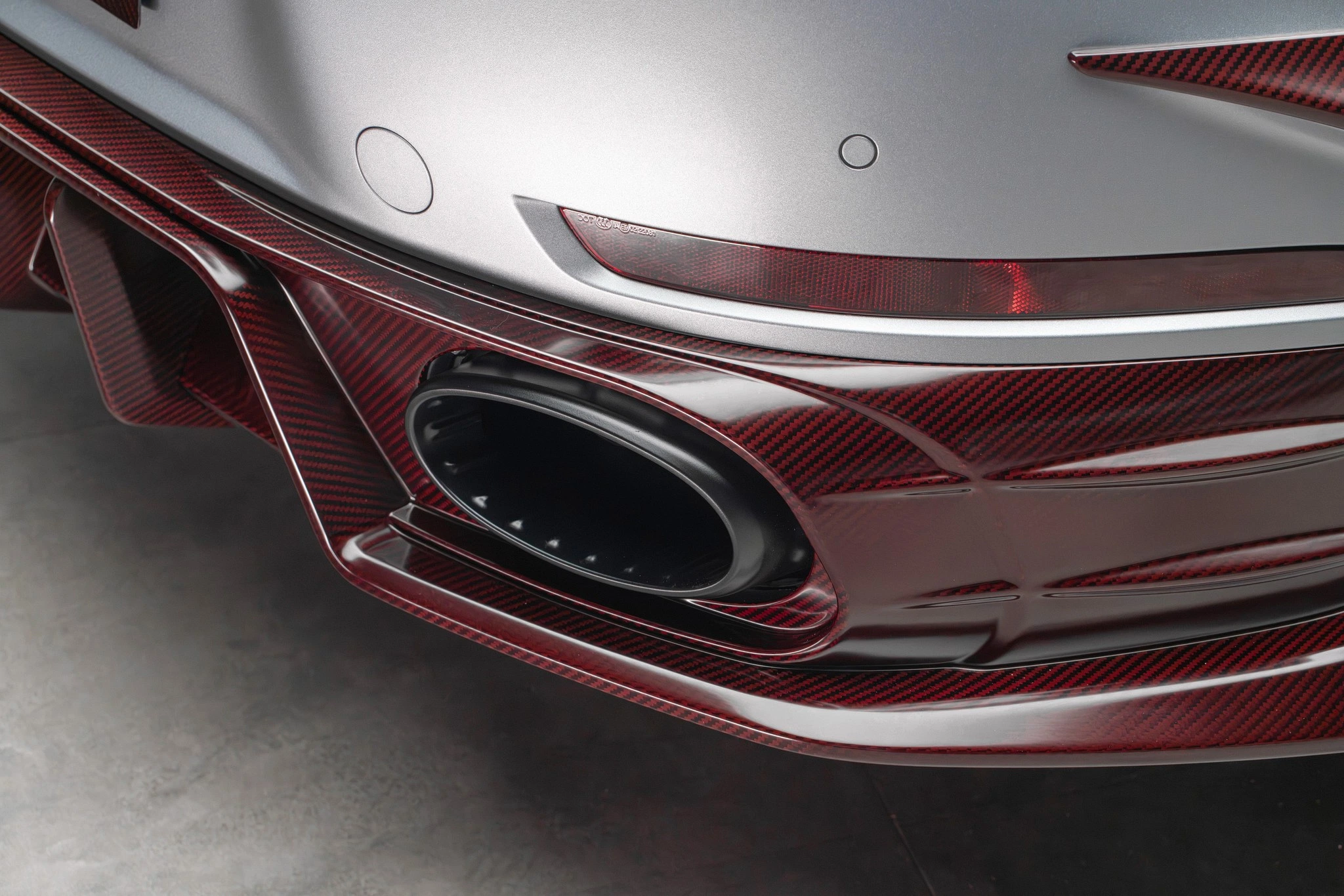 Mansory Porsche 911 Turbo S 992.2 — rear air intake trim detail