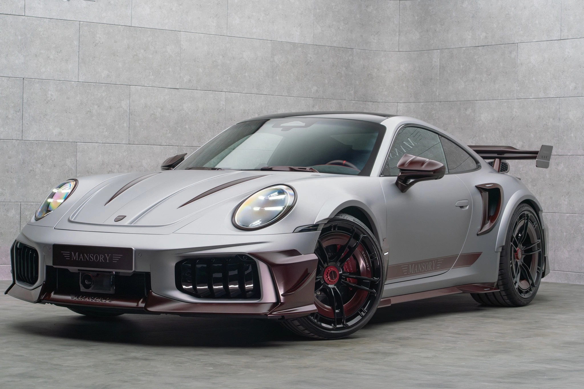 Mansory Porsche 911 Turbo S 992.2 — front three-quarter view