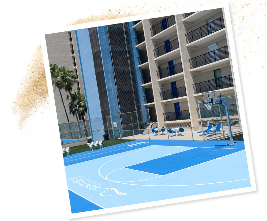 Suntide III sports courts