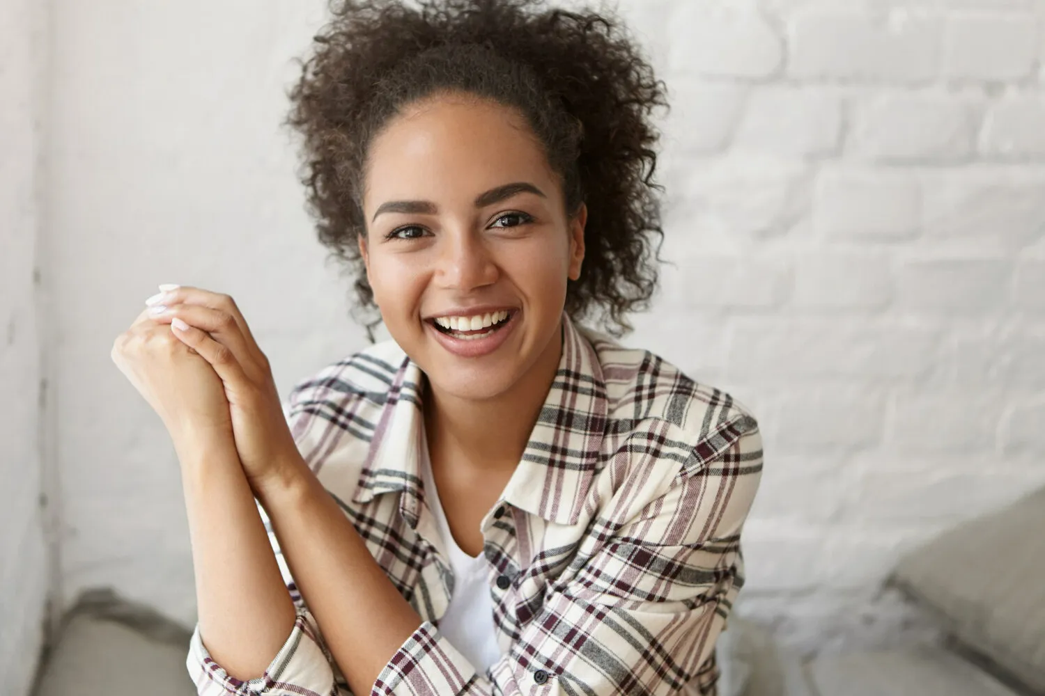 smiling woman