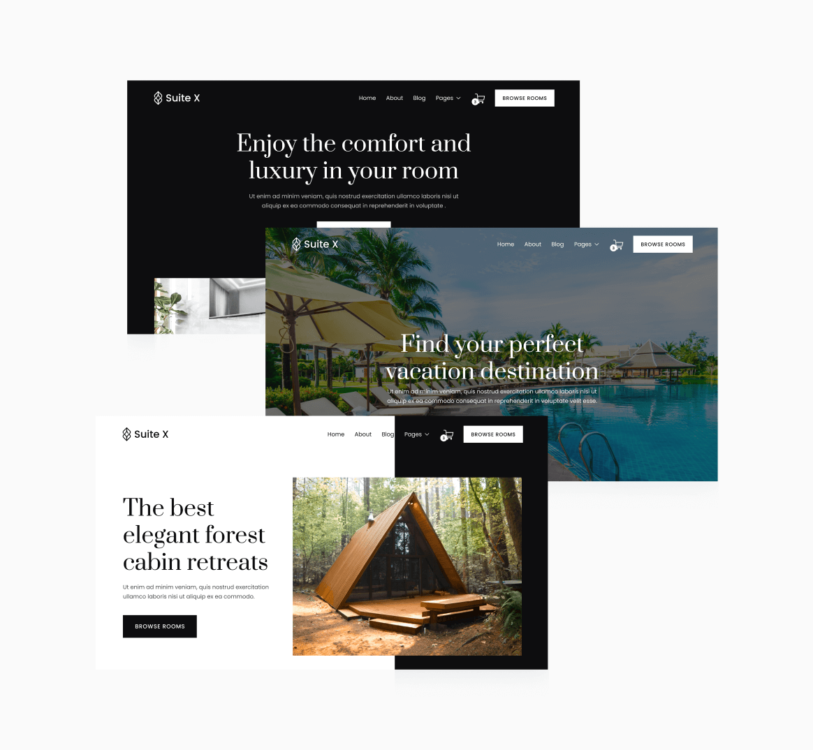 Suite X - 85+ Sections - Hotel Webflow Template