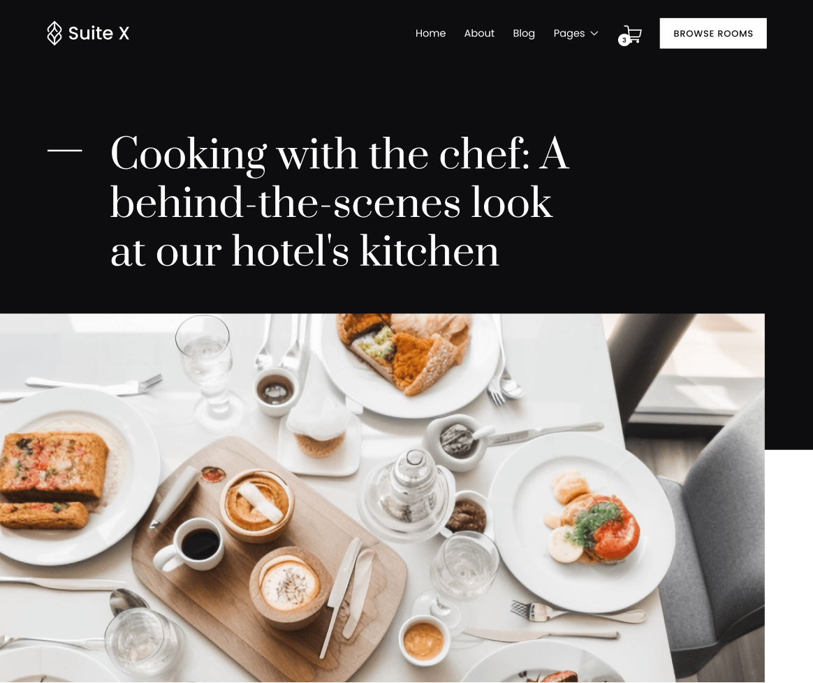 Suite X - Blog Posts Page - Hotel Webflow Template