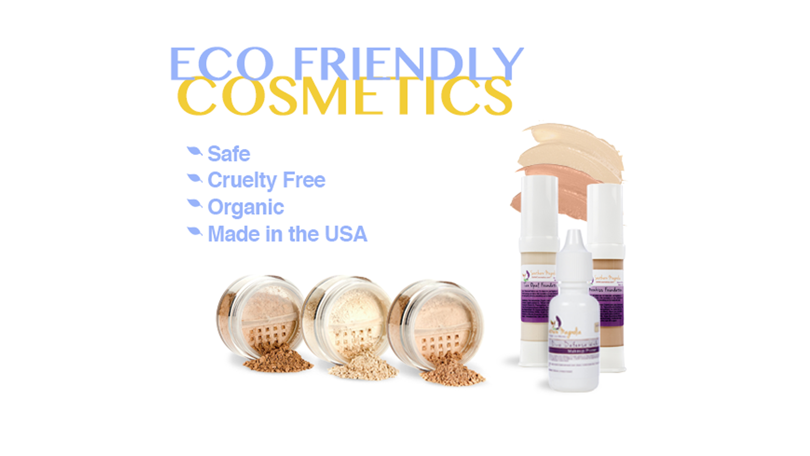 SMM Cosmetics eco-friendly search ad campaign banner
