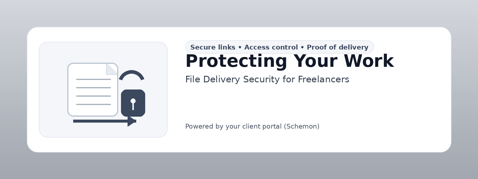 Protecting Your Work: File Delivery Security for Freelancers