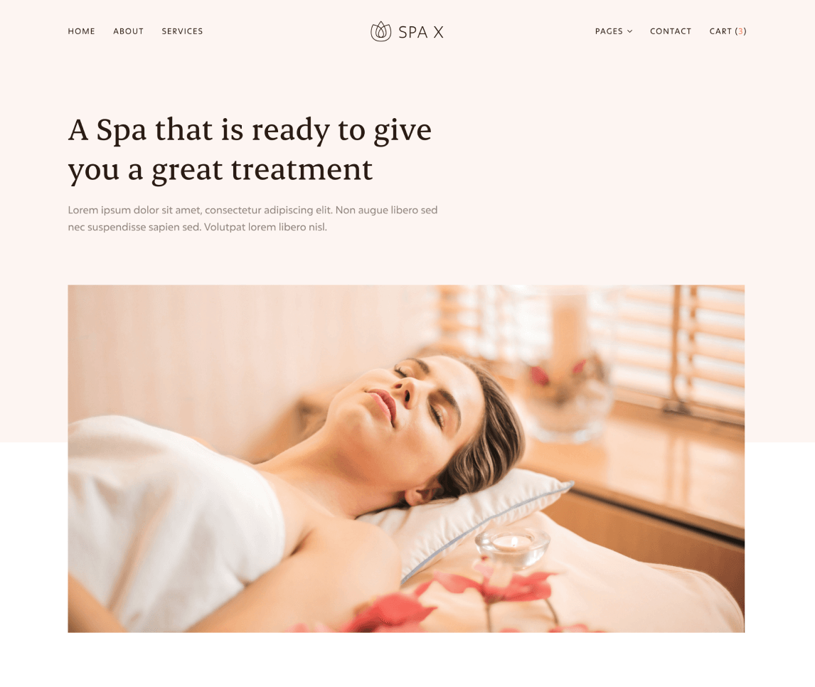 Spa - About page - Spa Webflow Template