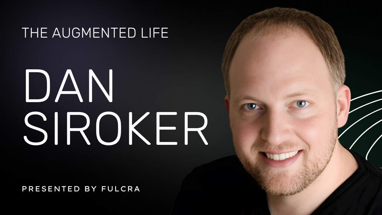 Headshot of Dan Siroker, building the prosthetic mind