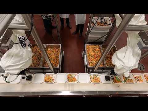 Chef robots pick and place vegetable mix at Amy's Kitchen