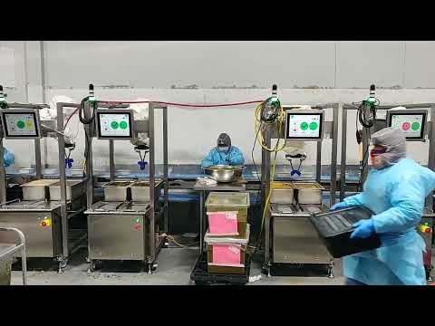 Four Chef robots assemble meals