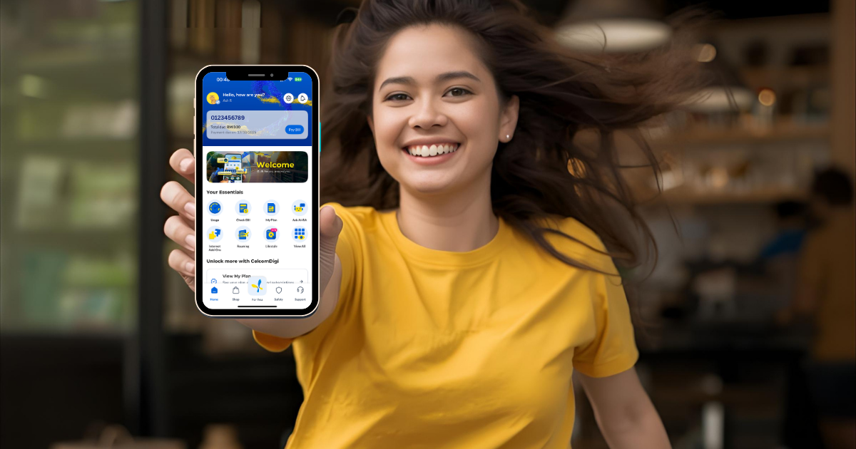 CelcomDigi App | Malaysia's 1st all-One telco app