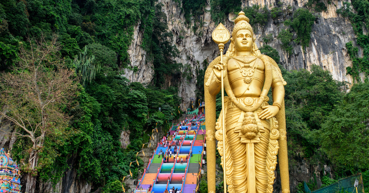 CelcomDigi | Thaipusam | Batu Caves | Lord Murugan statue | Tallest Murugan statue in the world