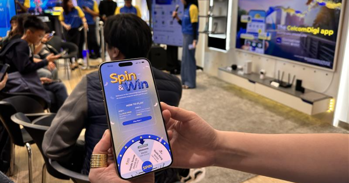 CelcomDigi app | Rewards | Spin the wheel | Vouchers