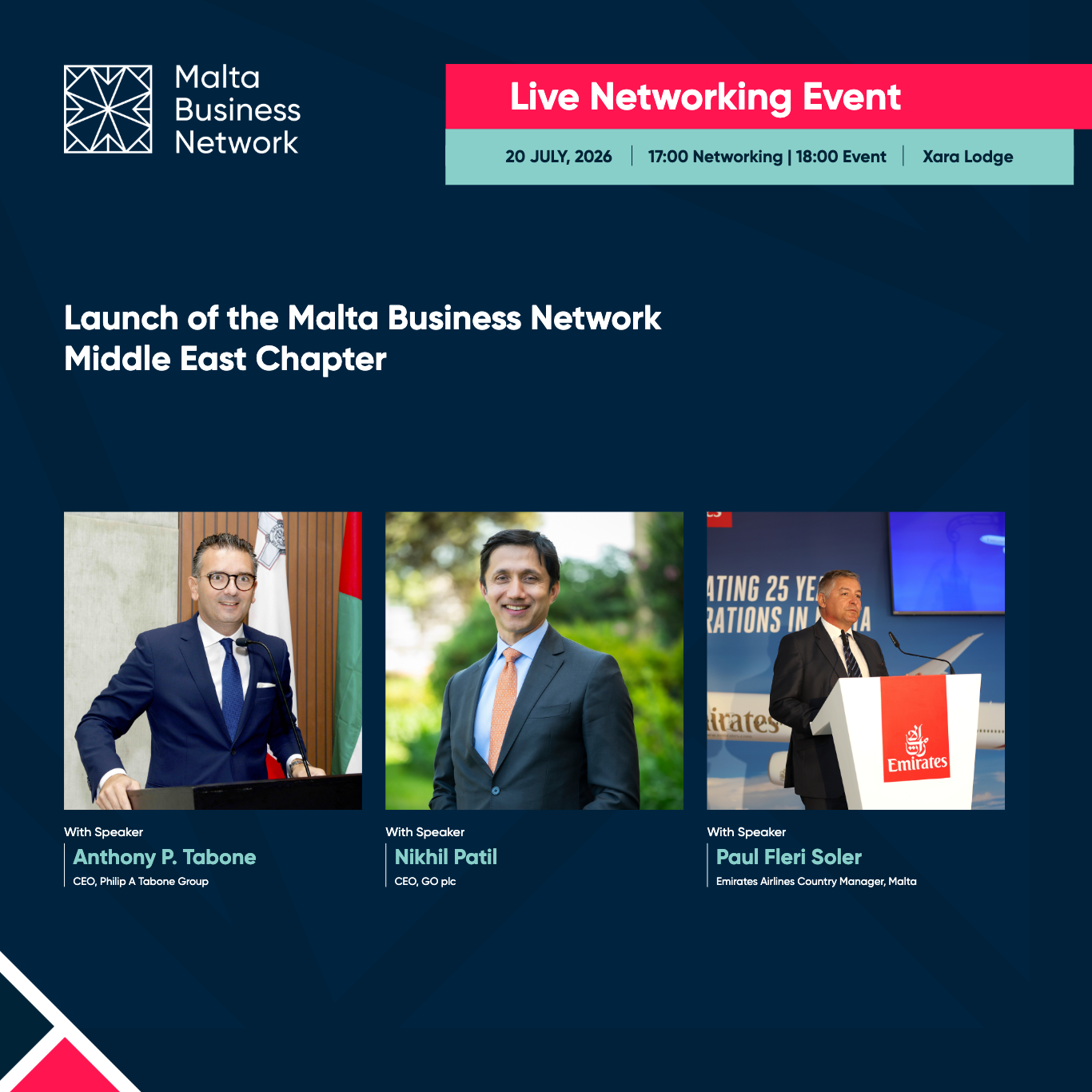 Launch of the Malta Business Network Middle East Chapter