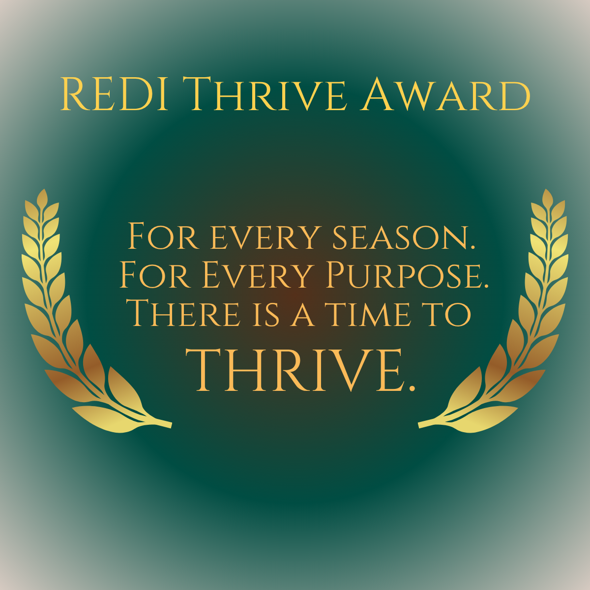 Nominations are now open for the REDI Thrive Award