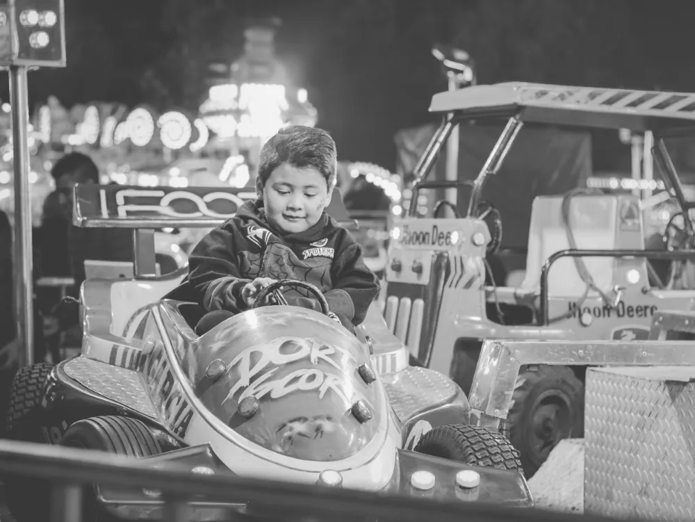 Montable infantil en feria