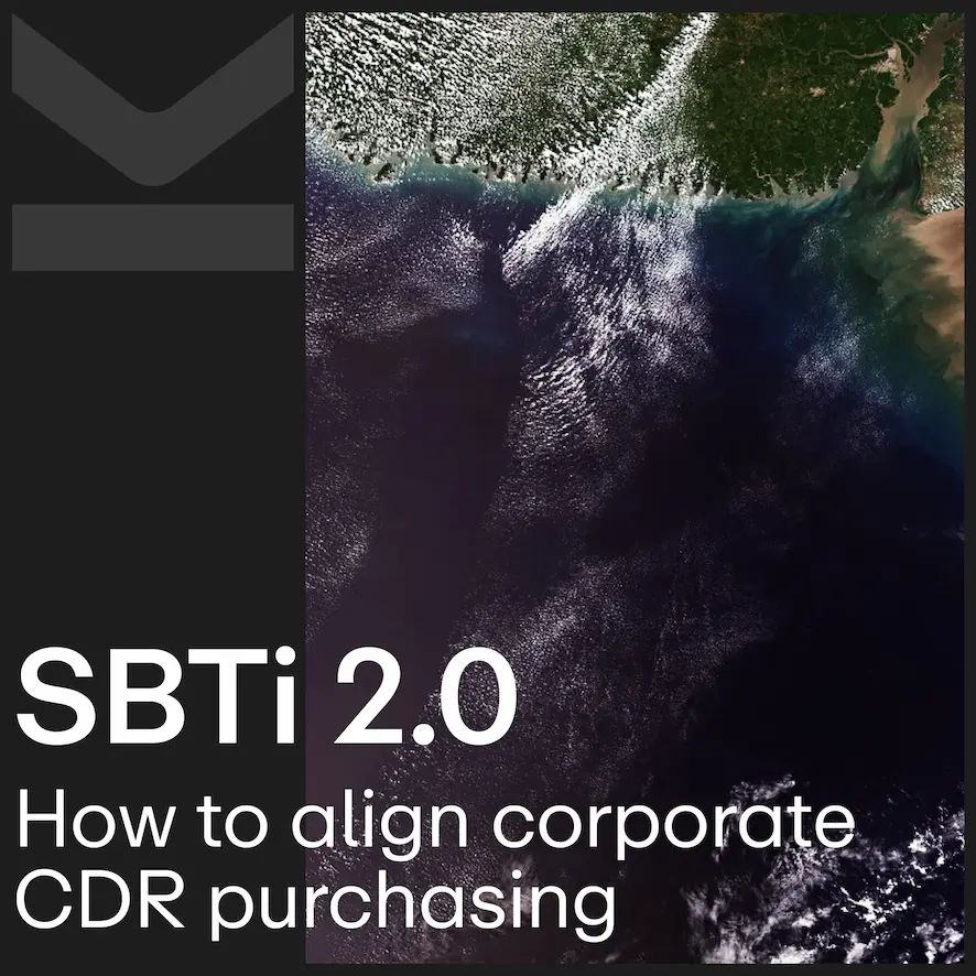 How to align corporate CDR purchasing with the SBTi standard