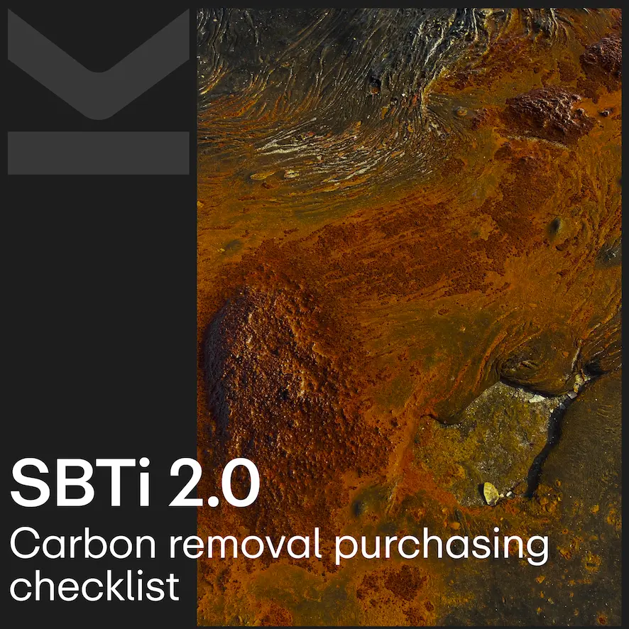SBTi 2.0: CDR Purchasing Readiness Checklist