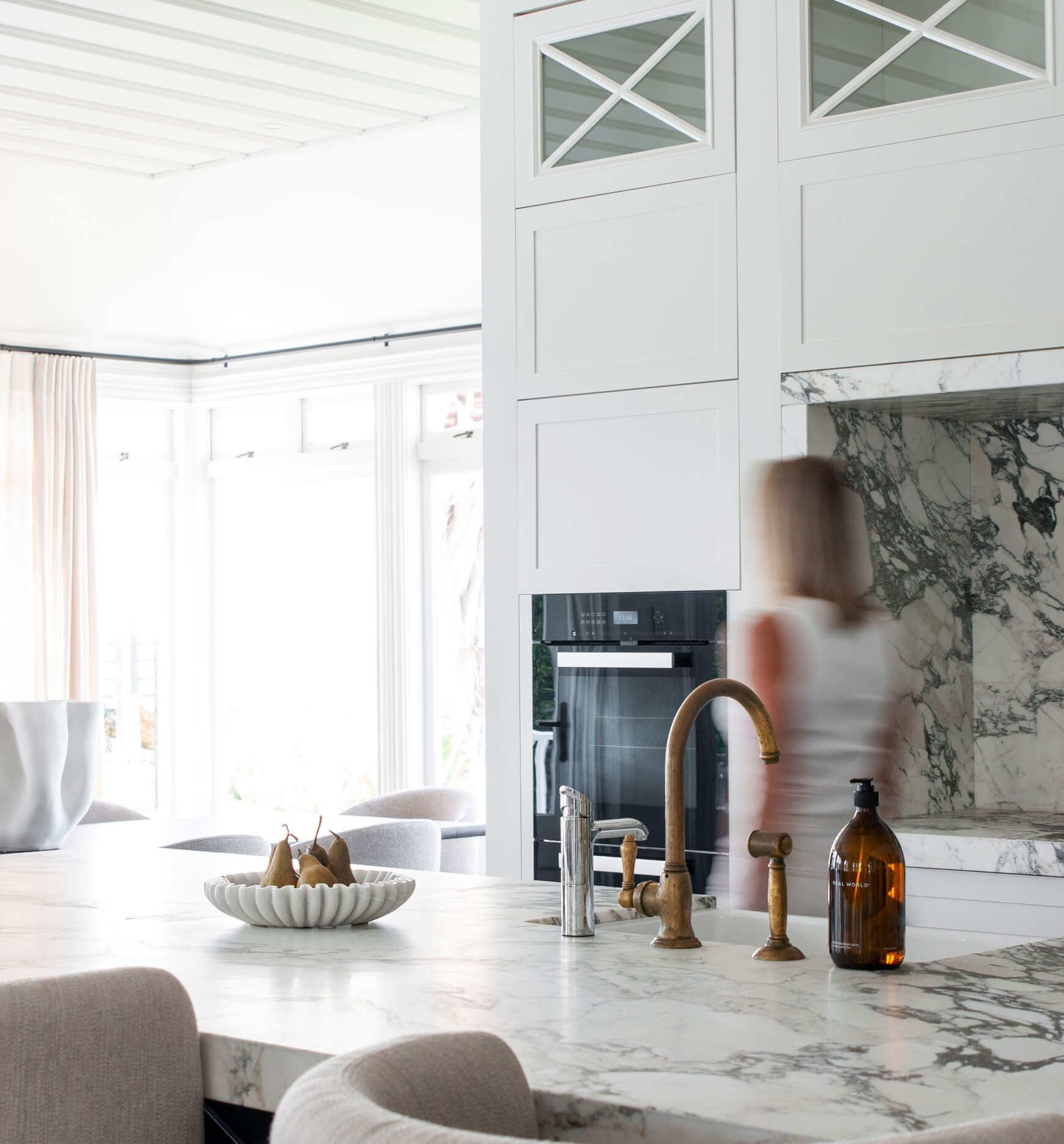 A clock tower standing tall on a majestic building, adding charm and elegance to the architectural beauty.