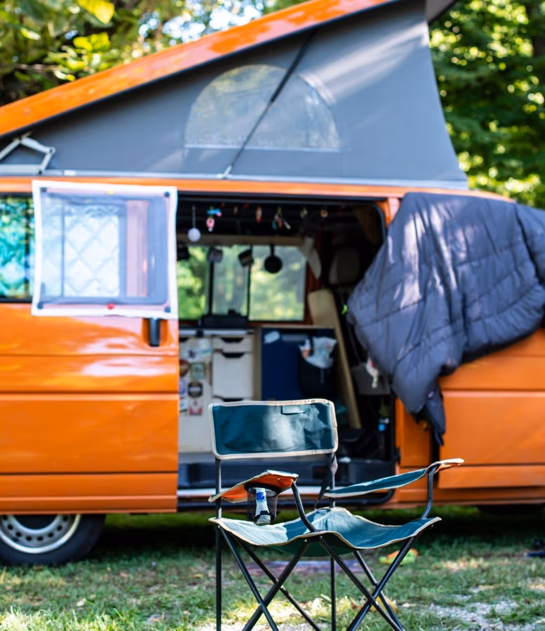 Campervan at Deer's Glade