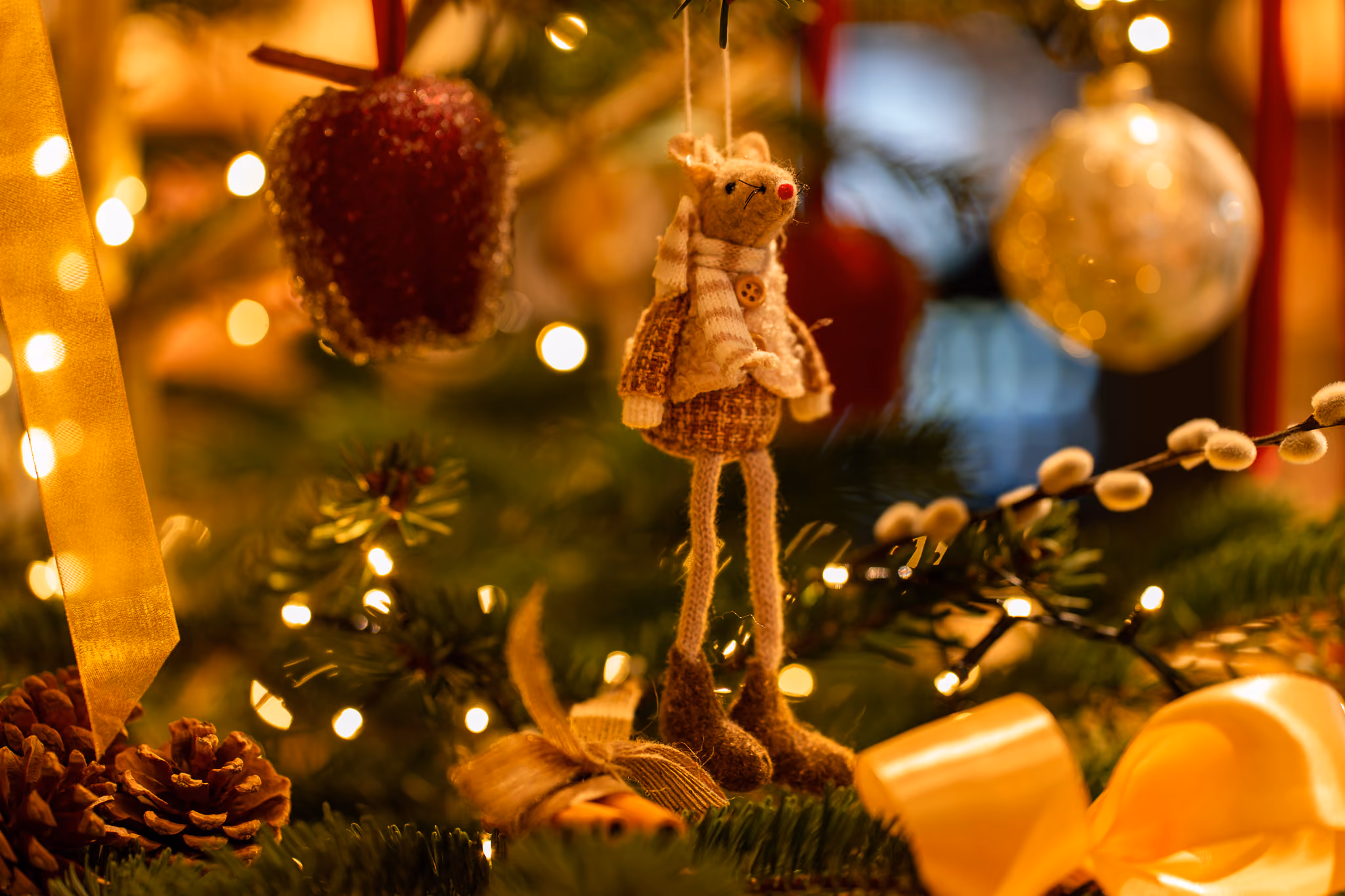 Christmas decorations at Deer's Glade