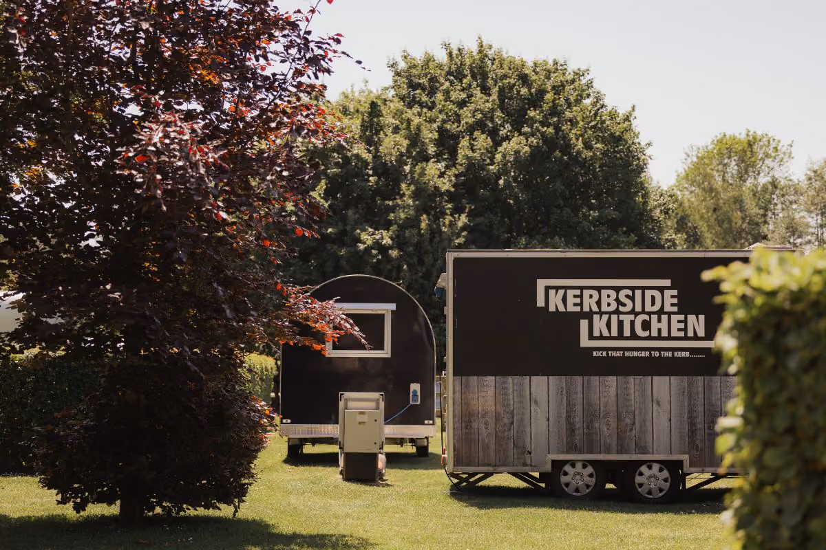 Foov vendor trucks parked at Deer's Glade picnic area