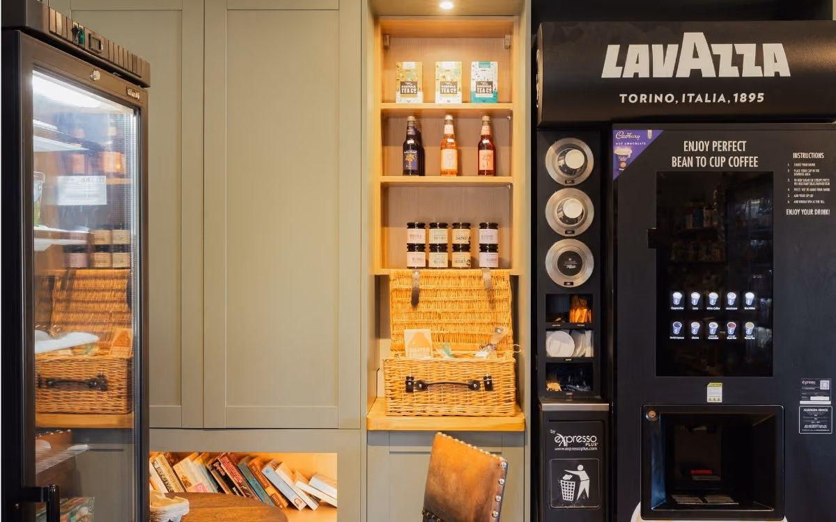 Deer's Glade's self-service Lavazza coffee machine