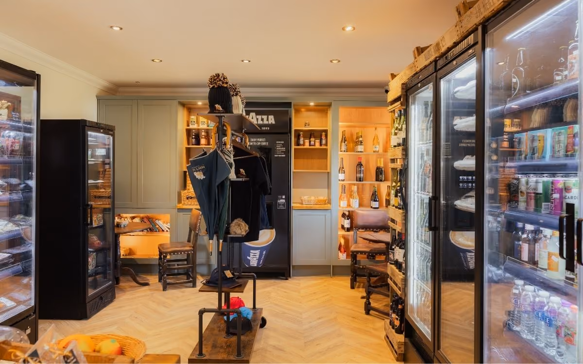 Deer's Glade cold items stored in fridges