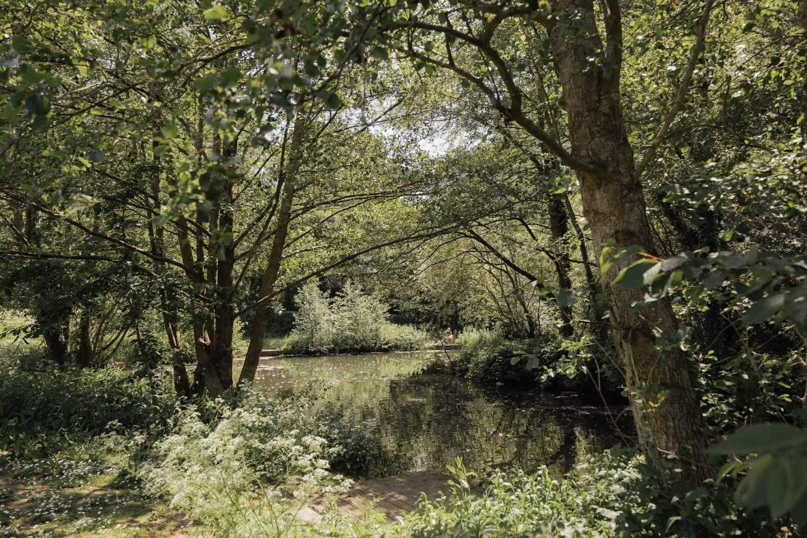 Deer's Glade course fishing lake