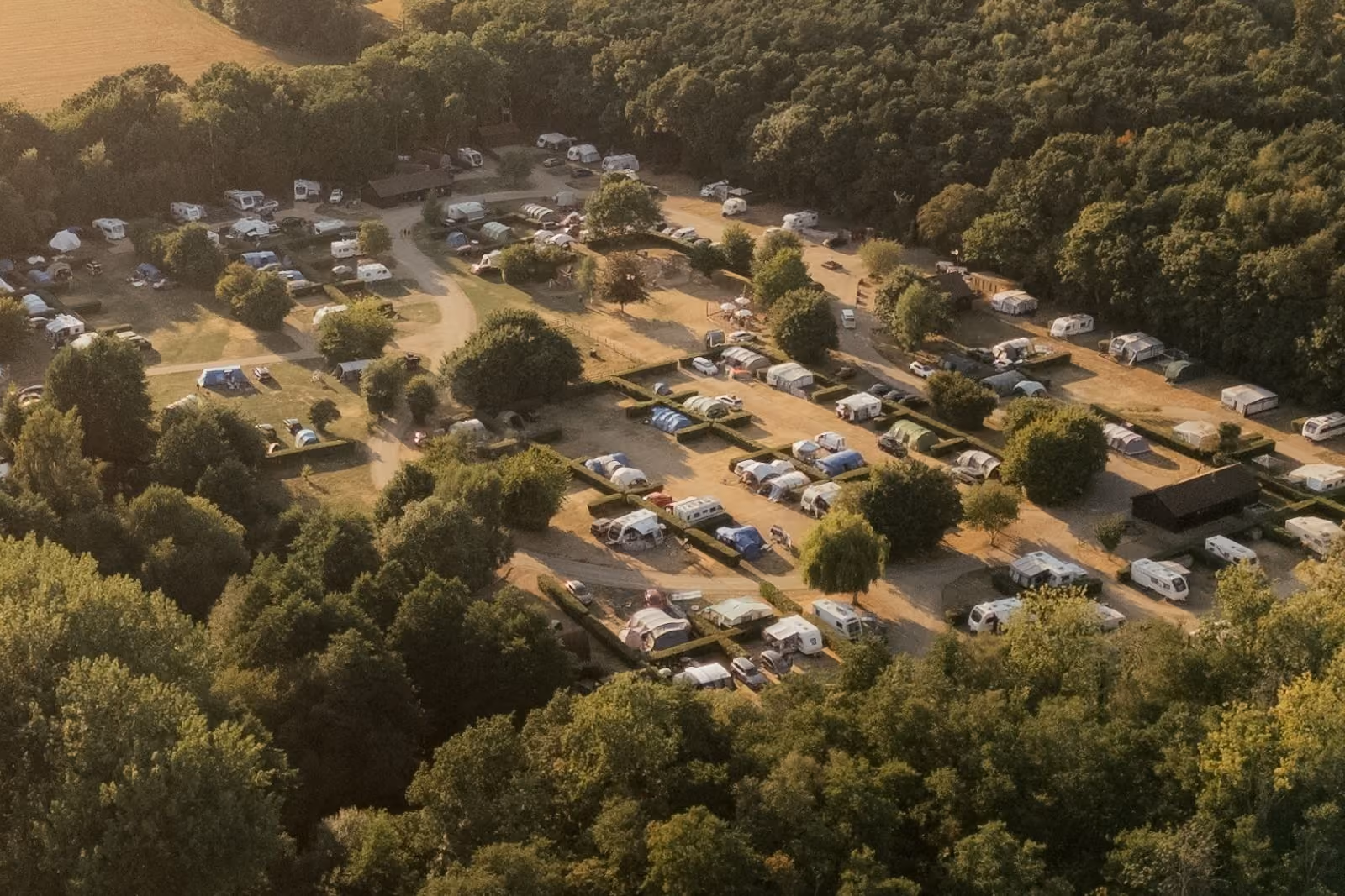 Camping and touring at Deer's Glade