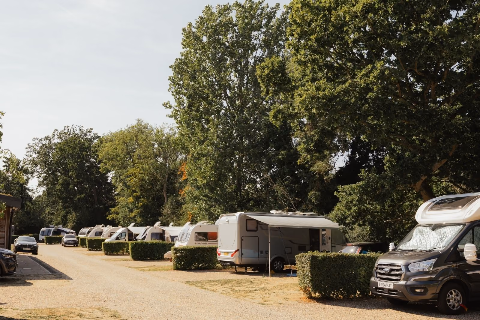 Deer's Mead caravan and motorhome pitches