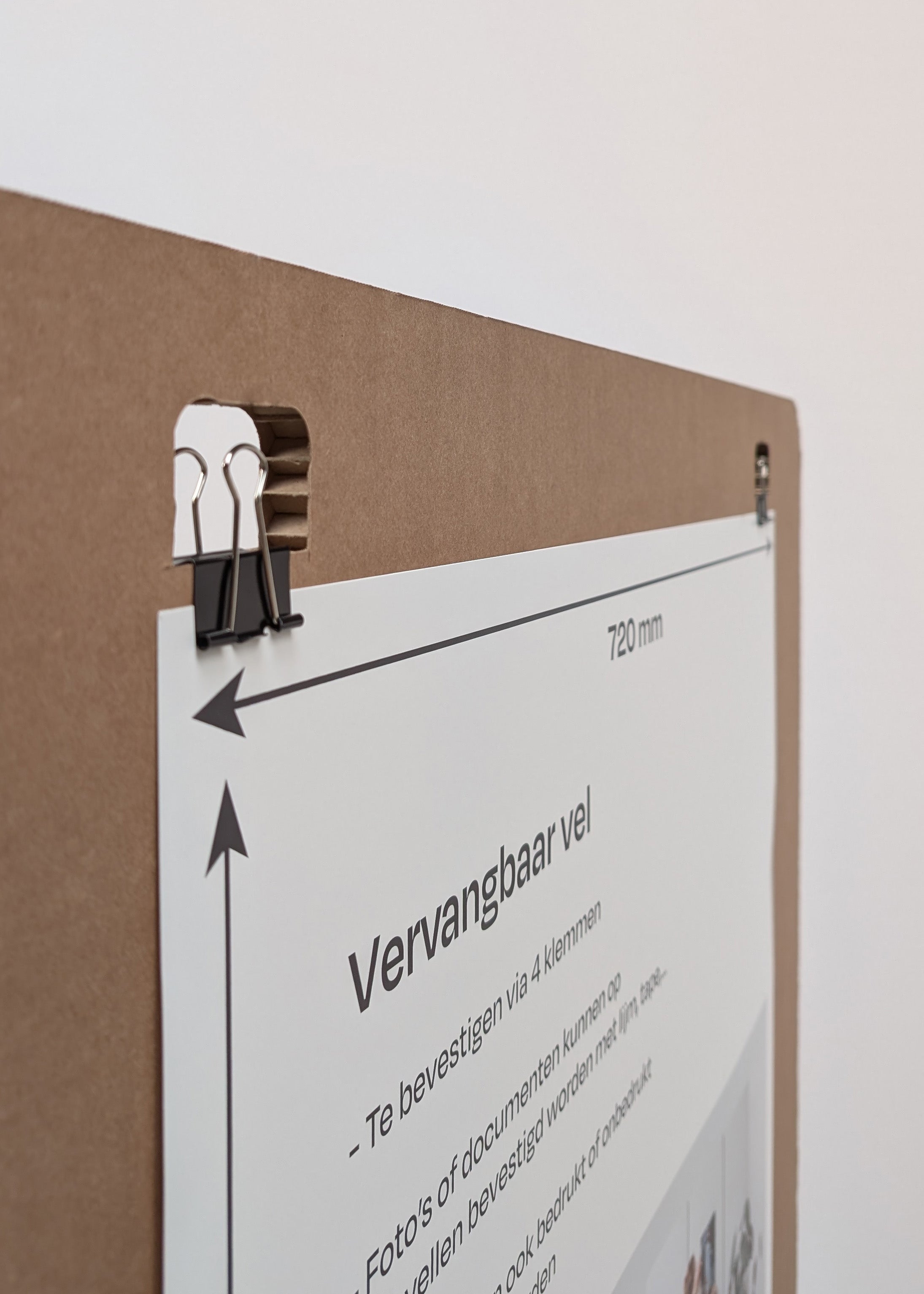 Klembord met vervangbaar vel