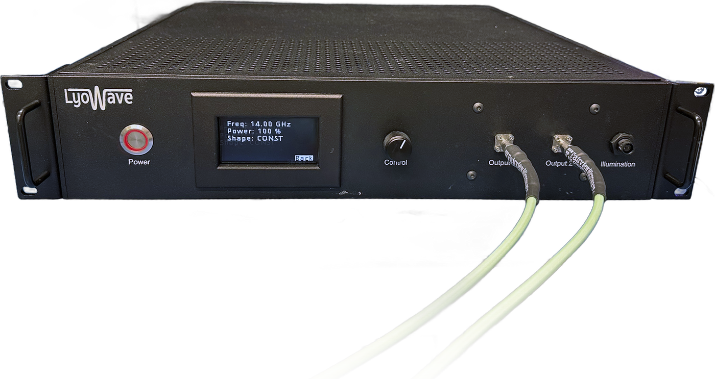 LyoWave RF source unit for TurboDry