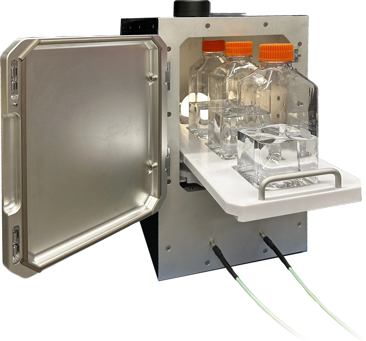 TurboThaw chamber with door open