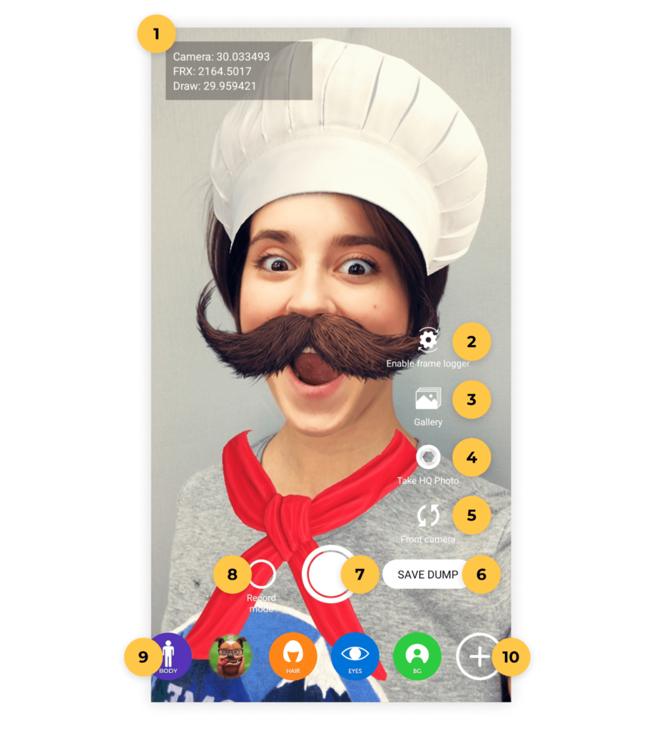 Build a Live Streaming Application with Face Filters on Android - Screenshot #1