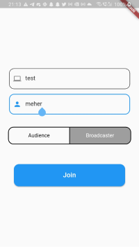 Building Your Own Audio Streaming Application Using the Agora Flutter SDK - Screenshot #2