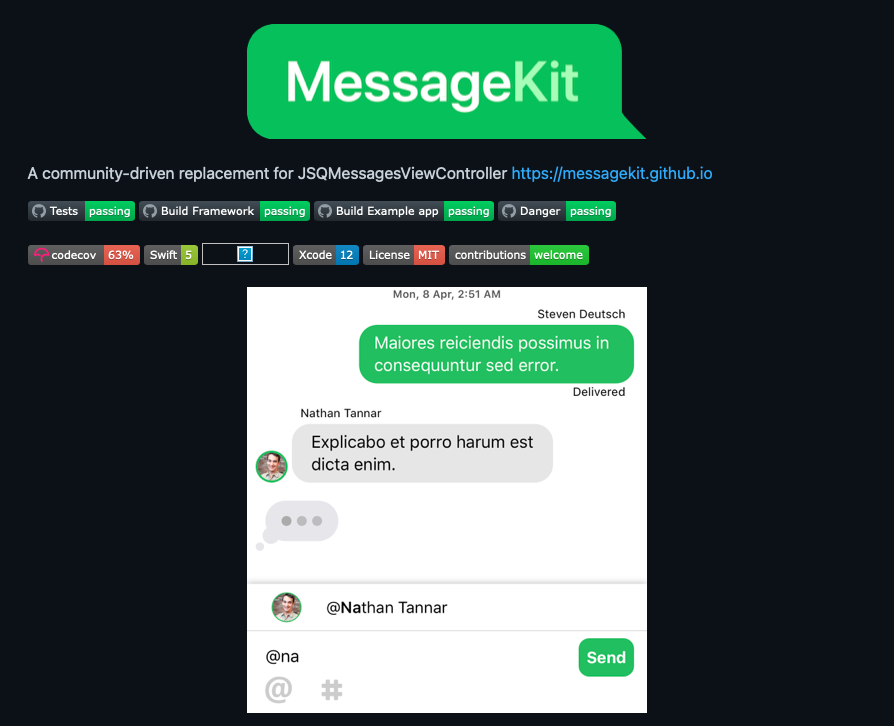 Advanced Real-time Messaging with Agora and MessageKit - Screenshot #2