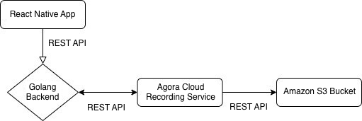 Cloud Recording for React Native Video Chat Using Agora screenshot 1