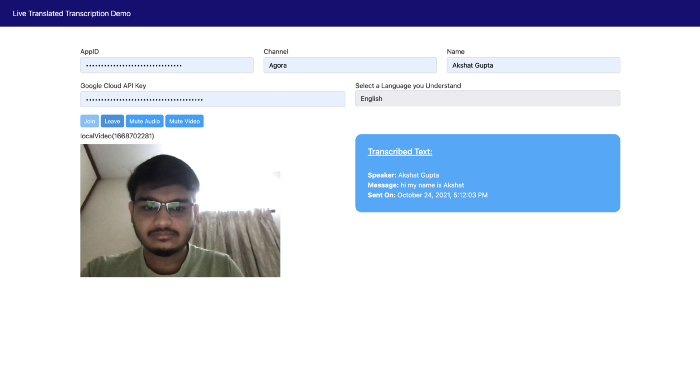 Build a Live Translated Transcriptions Service in Your Video Call Web App 1