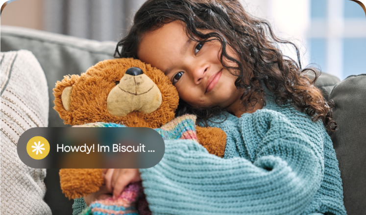 Emotionally responsive AI that offers real-time interaction, care, and personalized companionship for lasting bonds. 