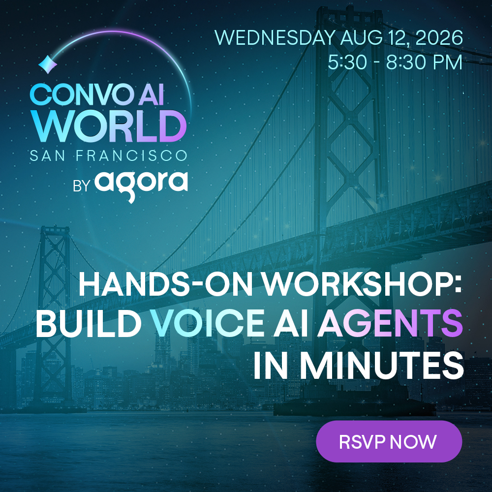 Voice AI Workshop - SF Bay Area event cover